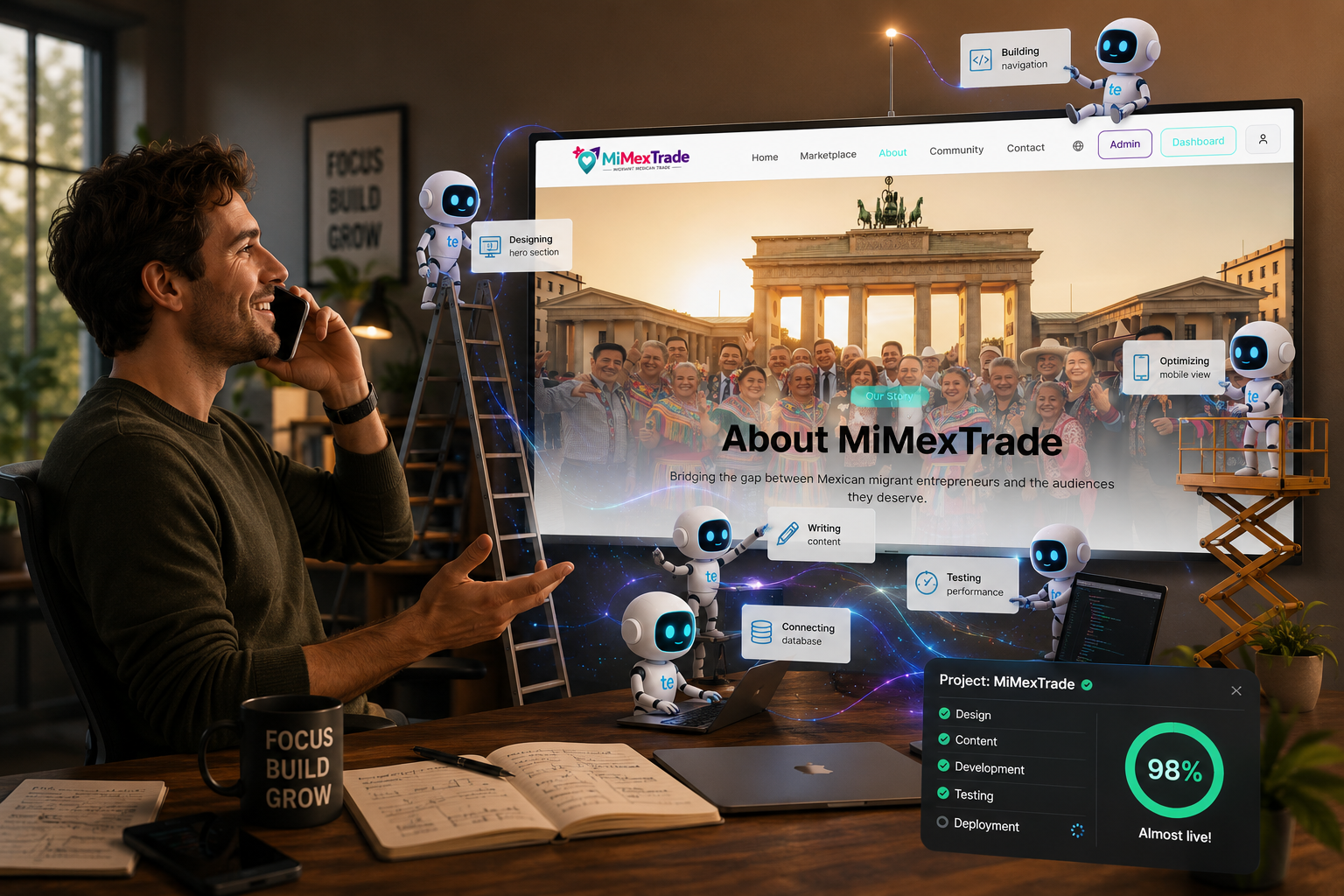 MiMexTrade platform built by tedi